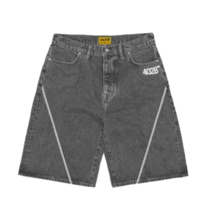 4028 Grey Runna Denim Shorts