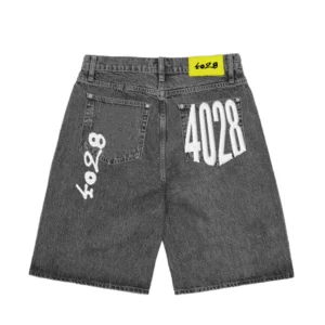 4028 Grey Runna Denim Shorts